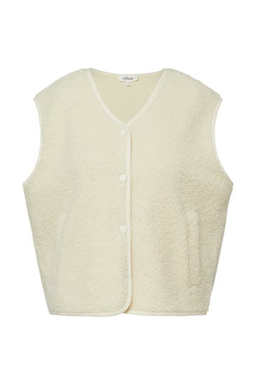 S.OLIVER Weste 8000_helles beige