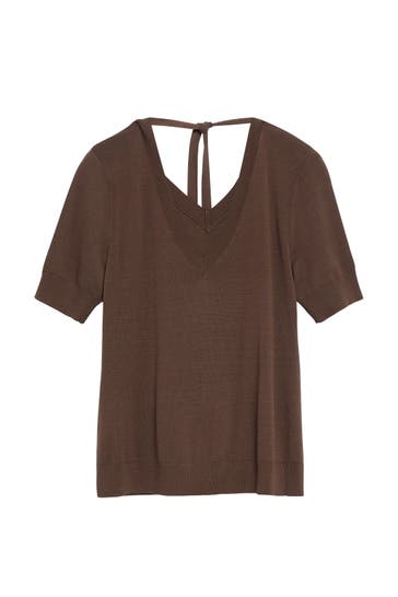 COMMA, Pullover 8943_dunkelbraun