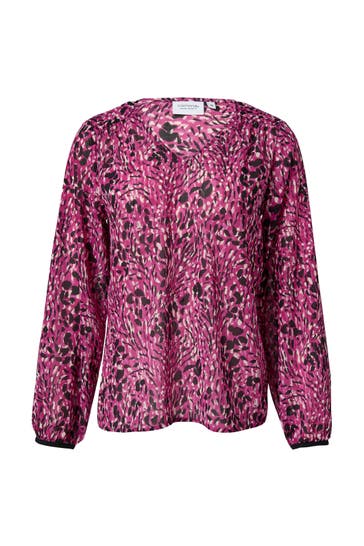 COMMA, Casual-Bluse 45A2_pink