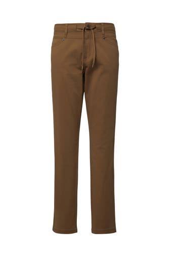 S.OLIVER Stoffhose 8918_dunkelbraun Tapered