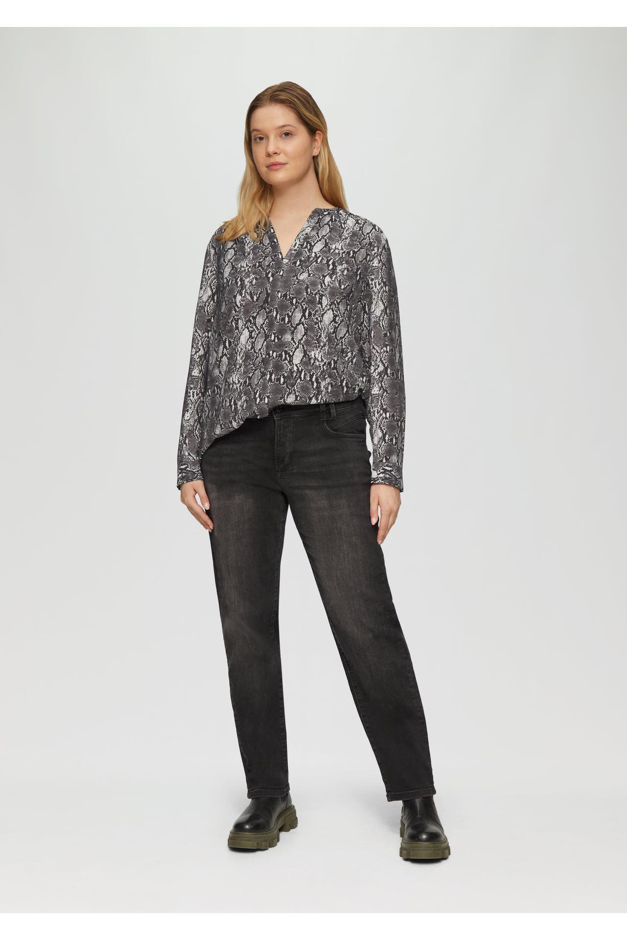 S.OLIVER Casual-Bluse 98A2_dunkelgrau, Bild 1