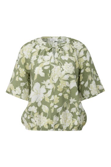 S.OLIVER Blusenshirt 79A0_olivgrün