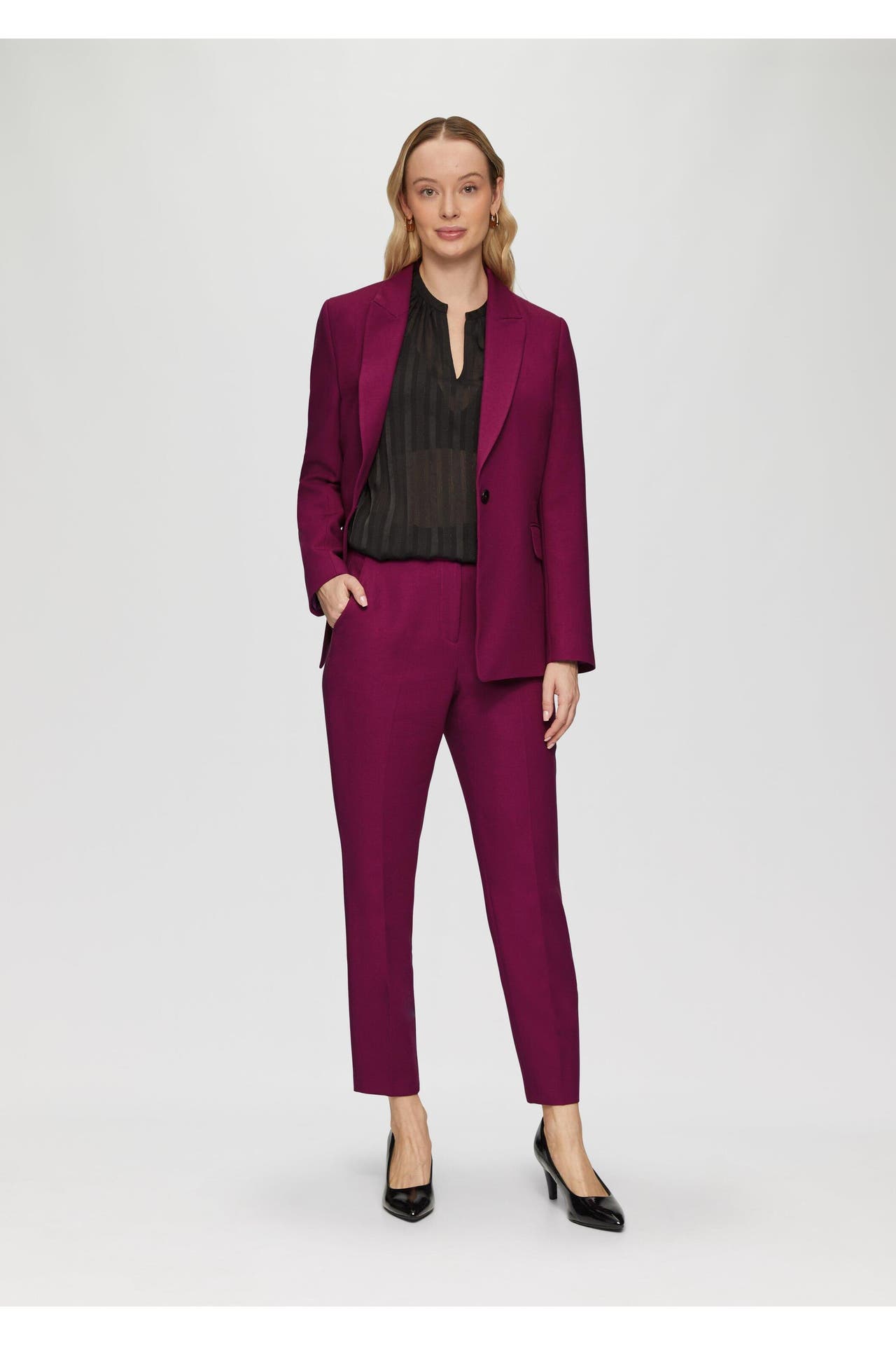 S.OLIVER Stoffhose 4639_fuchsia Slim, Bild 1