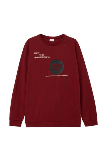 S.OLIVER Langarmshirt 3865_rubinrot