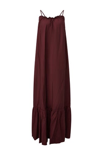 QS BY S.OLIVER Maxikleid 4923_bordeaux