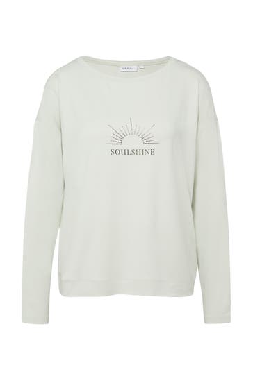 COMMA, Longsleeve 61D2_pastelltürkis