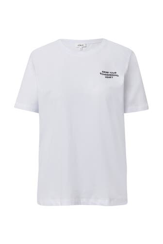 S.OLIVER T-Shirt 01D4_weiß