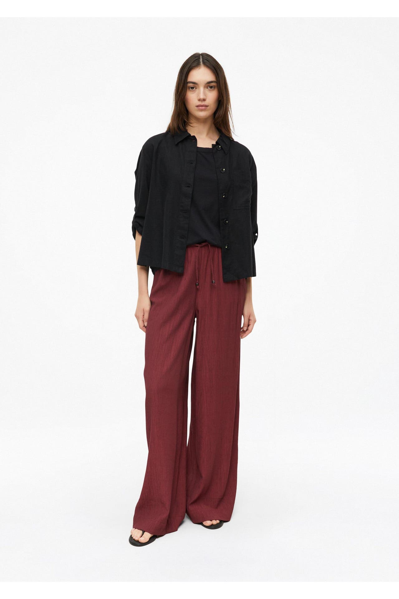 S.OLIVER Stoffhose 3903_bordeaux Tapered, Bild 1