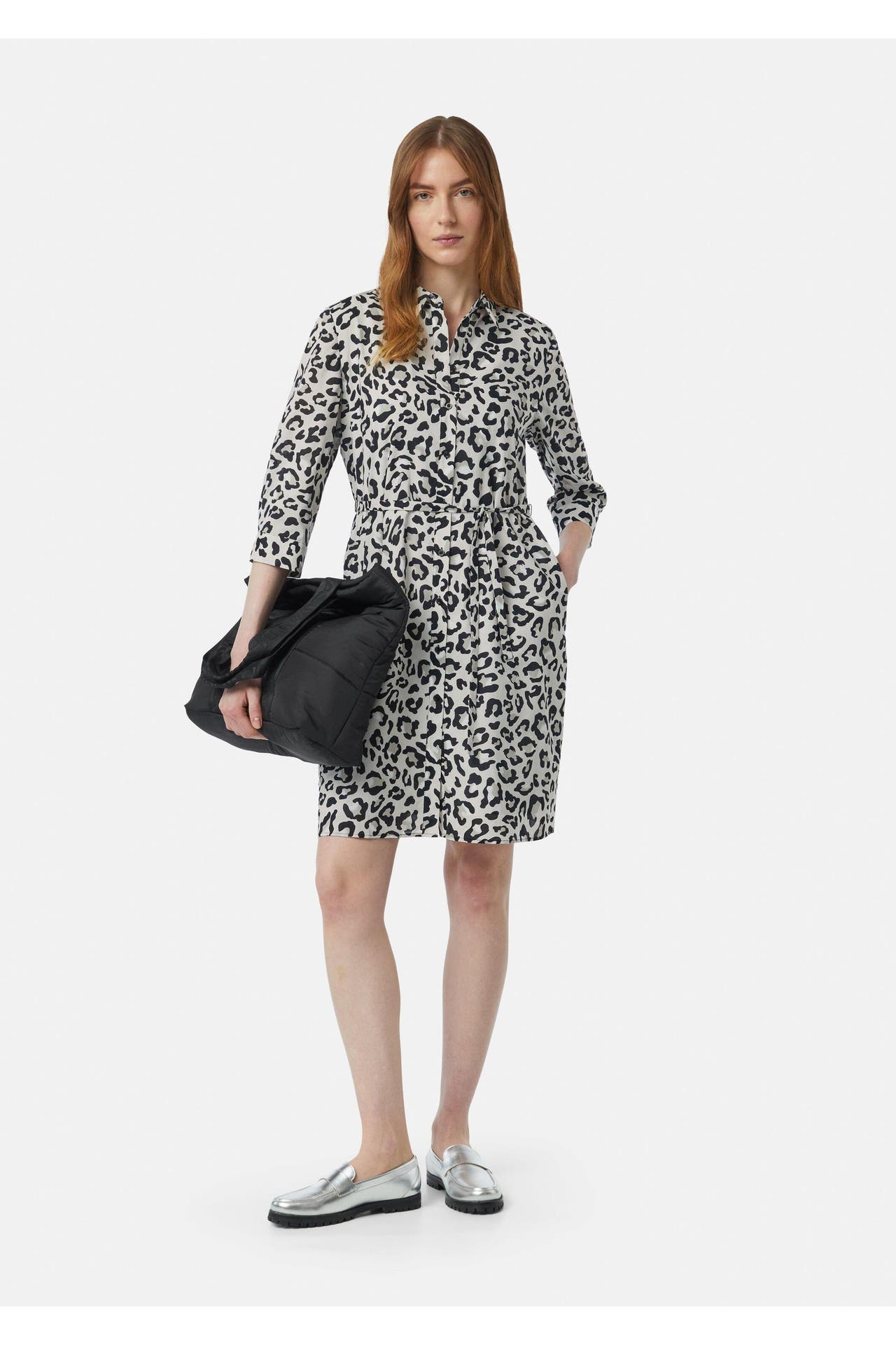 COMMA, Kleid 90A8_hellgrau, Bild 1