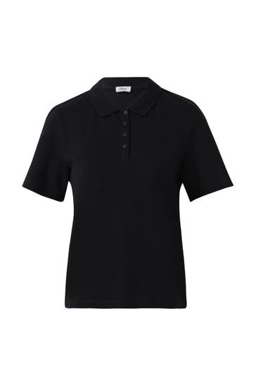 S.OLIVER Polo-Shirt 9999_schwarz
