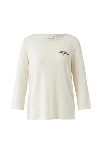 COMMA, T-Shirt 04D1_creme