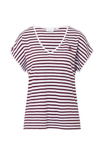 COMMA, T-Shirt 49G1_bordeaux