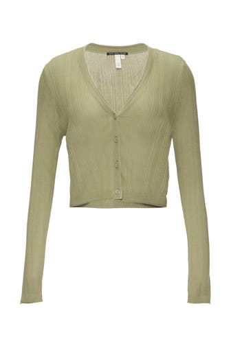 QS BY S.OLIVER Strickjacke 7282_helles olivgrün