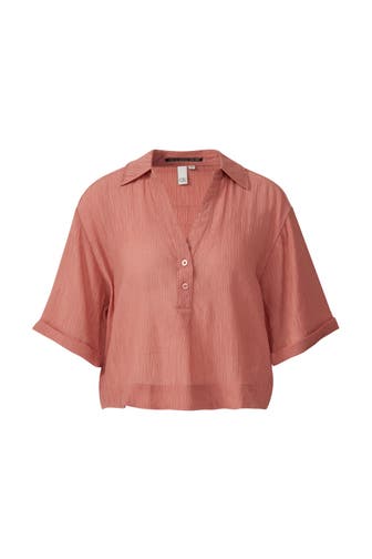 QS BY S.OLIVER Blusenshirt 2080_papaya