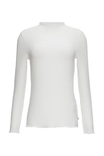 COMMA, Longsleeve 0100_weiß
