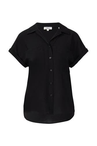 S.OLIVER Blusenshirt 9999_schwarz