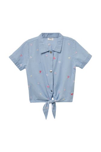 S.OLIVER Bluse 53Y2_blau