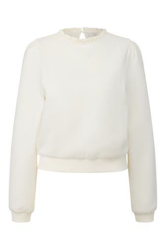 QS BY S.OLIVER Sweatshirt 0300_creme
