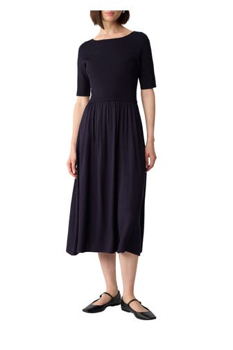 COMMA, Midikleid 5976_navy