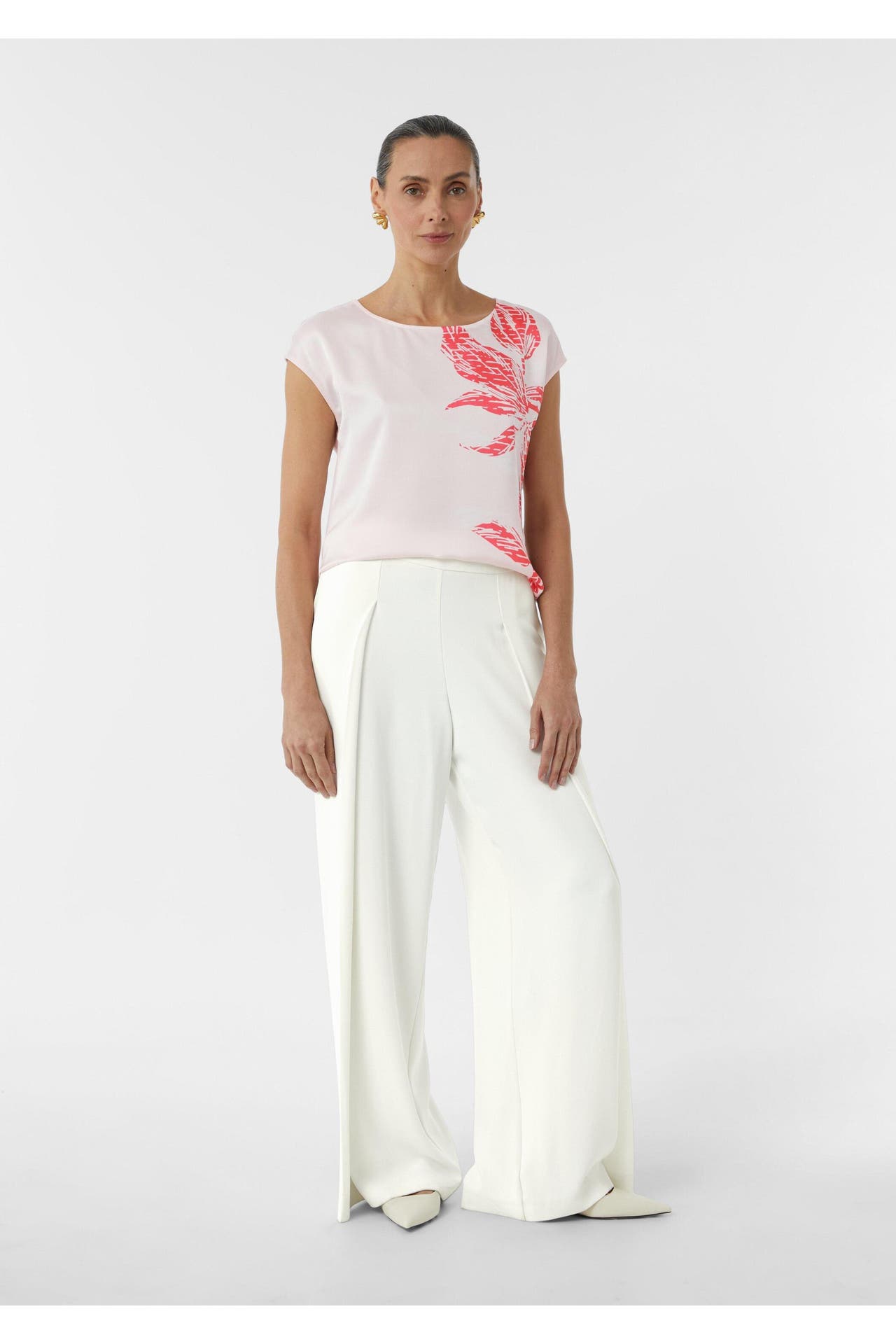 COMMA, T-Shirt 40E2_perlmuttrosa, Bild 1