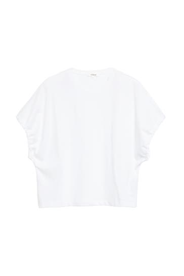 S.OLIVER T-Shirt 0100_weiß