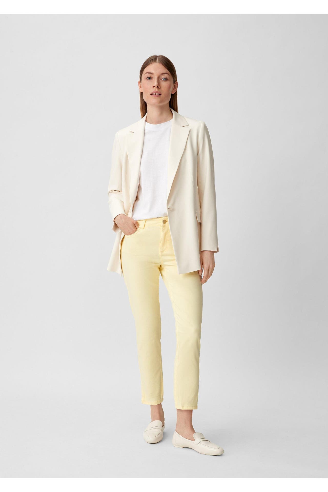 COMMA, Stoffhose 1130_helles zitrone Tapered, Bild 1