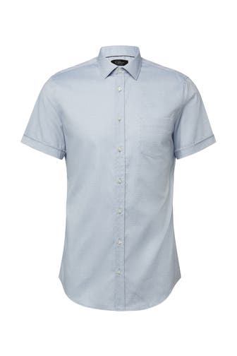 S.OLIVER Kurzarmhemd 54K0_hellblau Regular Fit