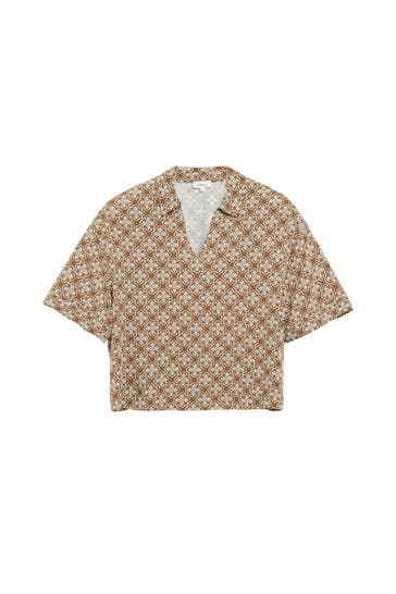 S.OLIVER Blusenshirt 89A5_braun