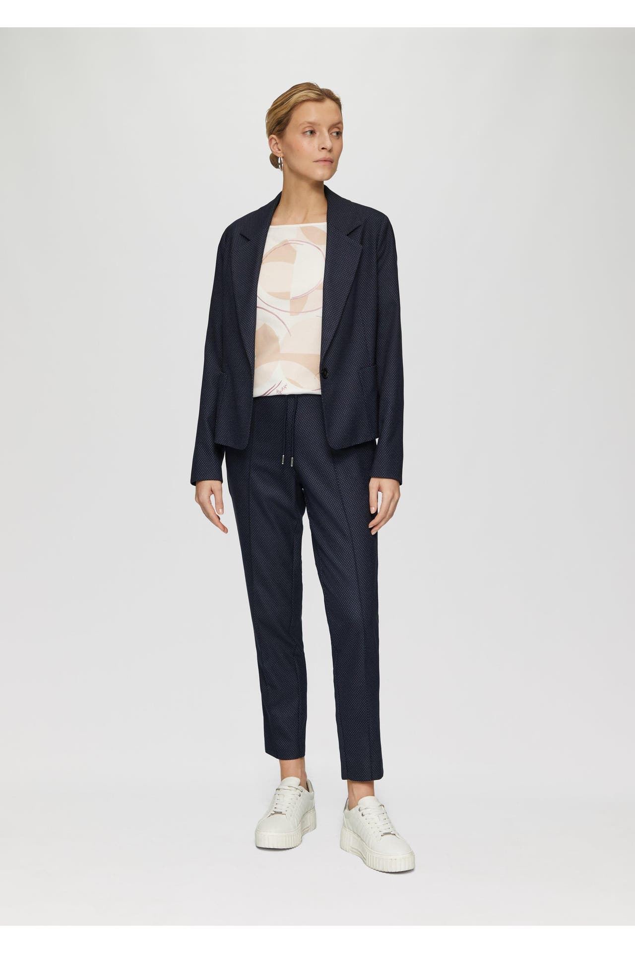 S.OLIVER Stoffhose 59M0_navy Tapered, Bild 1