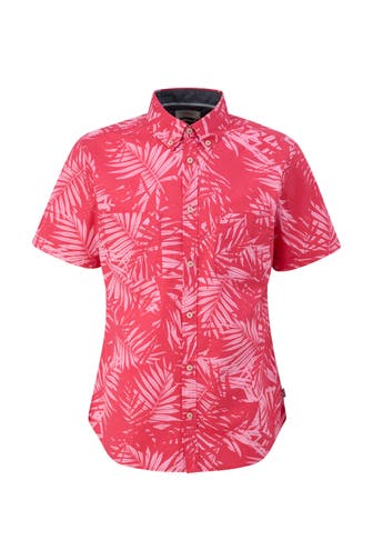 S.OLIVER Kurzarmhemd 33A2_himbeere Slim Fit