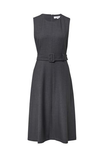 COMMA, Midikleid 98W5_dunkelgrau