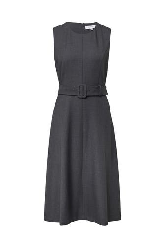 COMMA, Midikleid 98W5_dunkelgrau