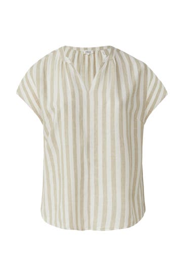S.OLIVER Blusenshirt 83G0_hellbraun