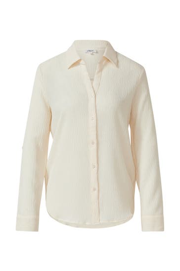 S.OLIVER Casual-Bluse 8000_helles beige