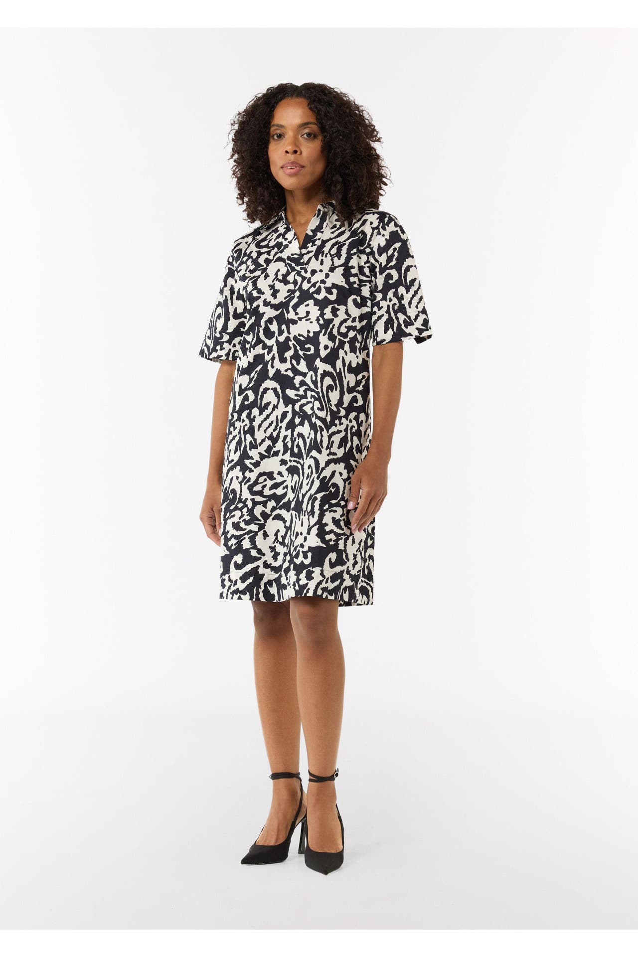 COMMA, Kleid 59B0_navy, Bild 1