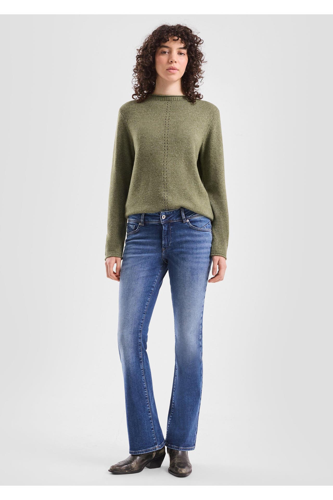 QS BY S.OLIVER Pullover 75W0_grün, Bild 1