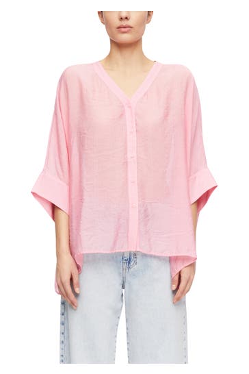COMMA, Casual-Bluse 4180_rosa