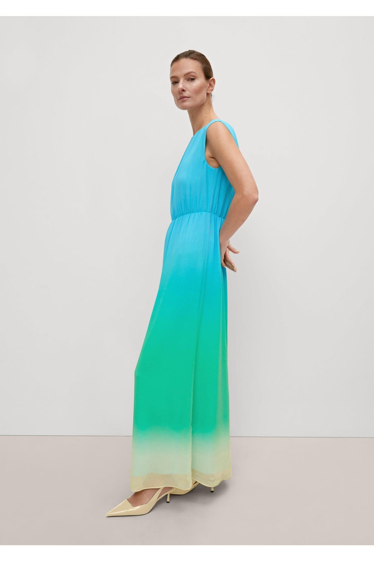 COMMA, Maxikleid 62D6_türkisblau, Bild 1