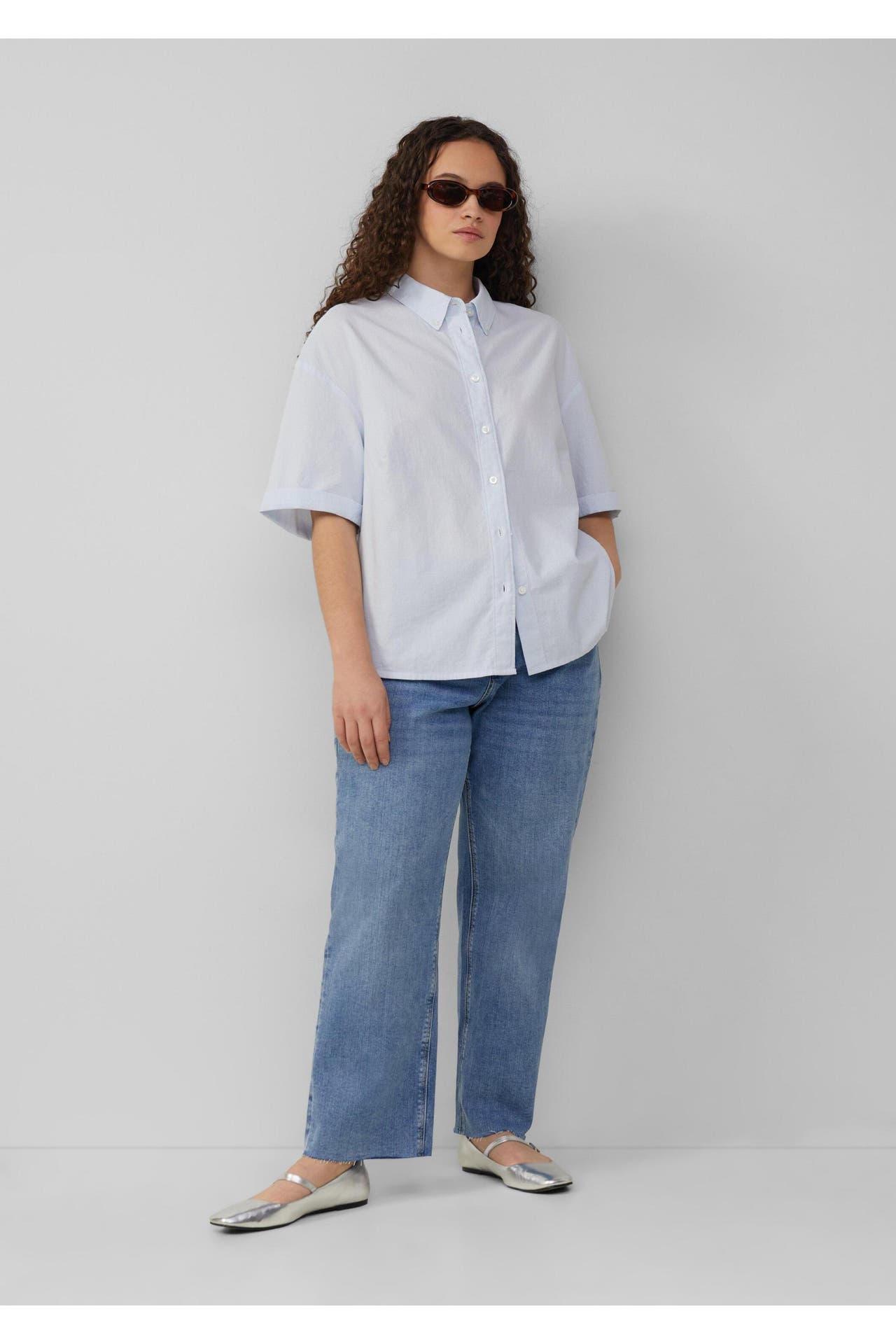 QS BY S.OLIVER Blusenshirt 50G0_hellblau, Bild 1