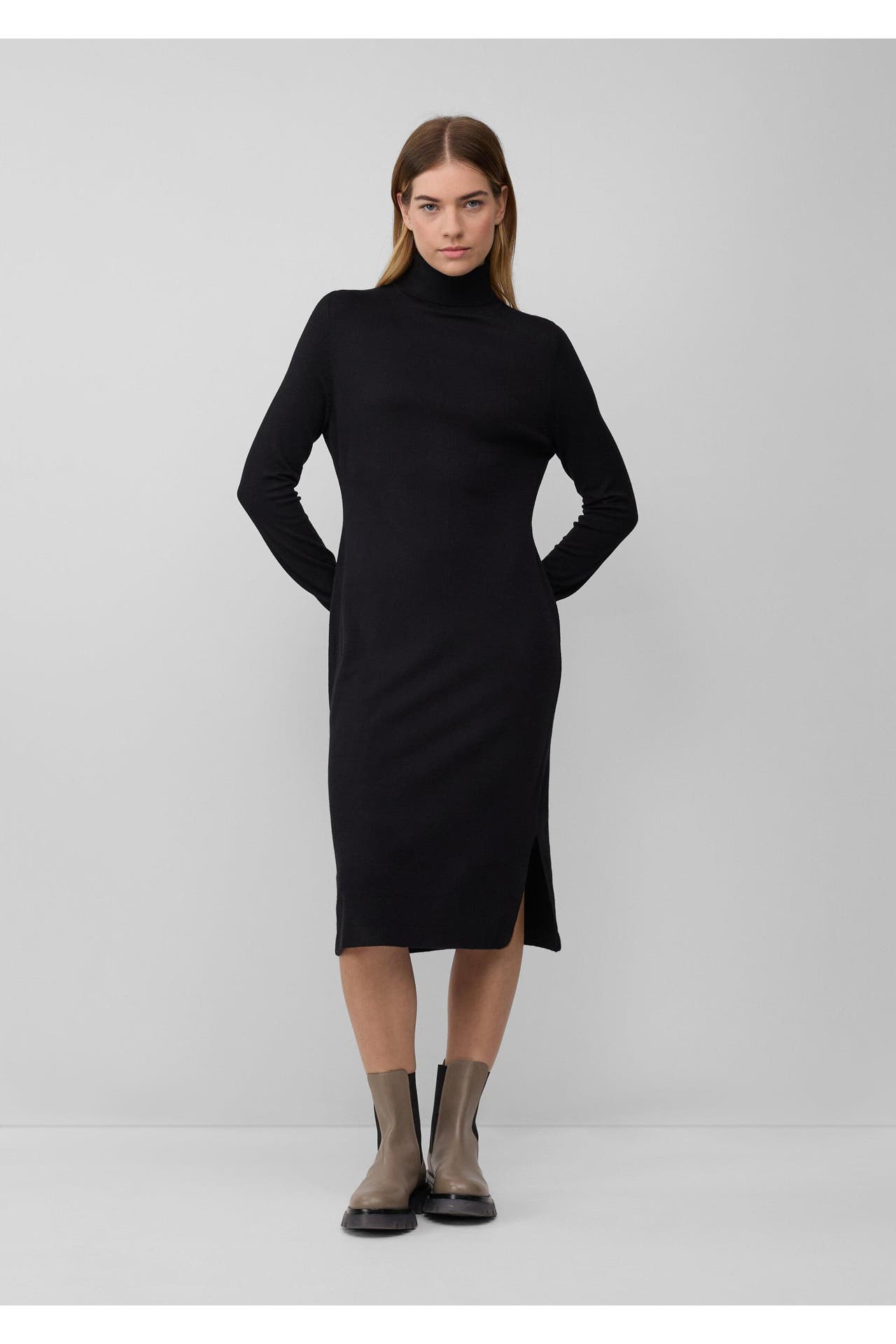 S.OLIVER Midikleid 9999_schwarz, Bild 1