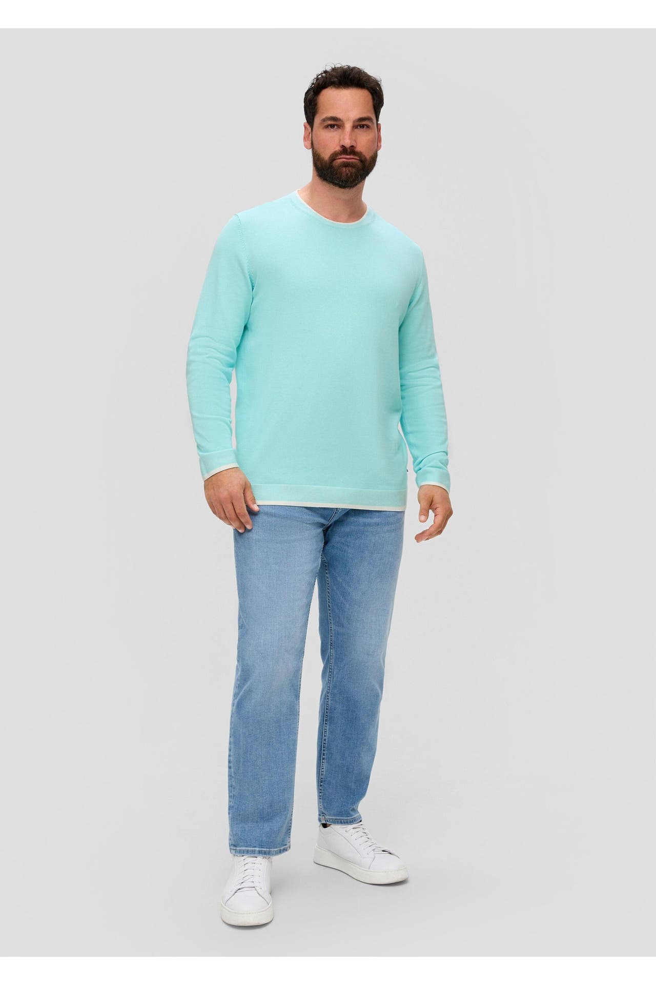 S.OLIVER Pullover 60X0_helles türkis, Bild 1