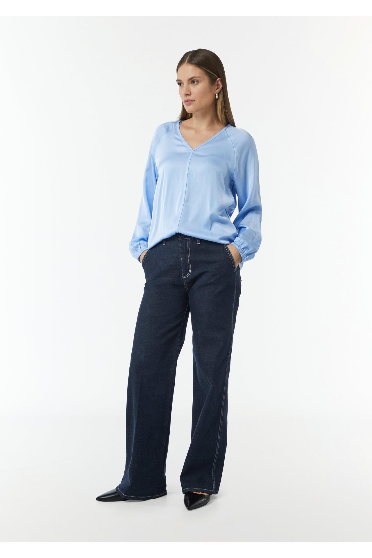 COMMA, Casual-Bluse 5324_himmelblau, Bild 1