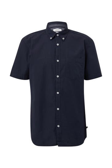 S.OLIVER Kurzarmhemd 5978_navy Regular Fit