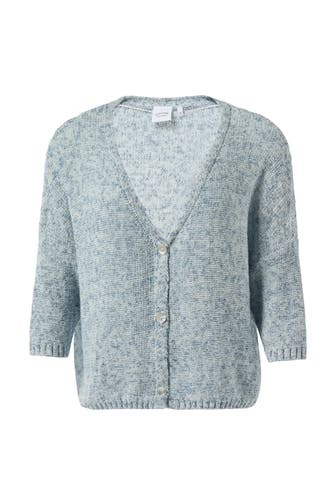COMMA, Strickjacke 52X2_blassblau