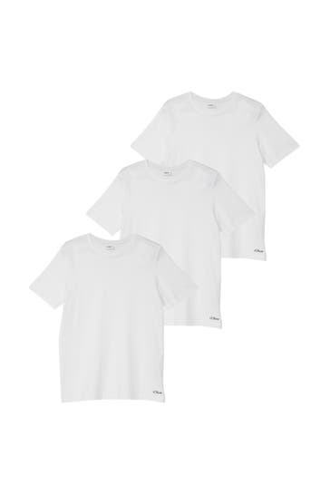 S.OLIVER T-Shirt 0100_weiß