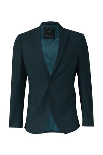 S.OLIVER Casual-Sakko S.OPURE 62W1_petrol Slim Fit