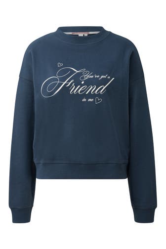 QS BY S.OLIVER Sweatshirt 58D2_tiefblau