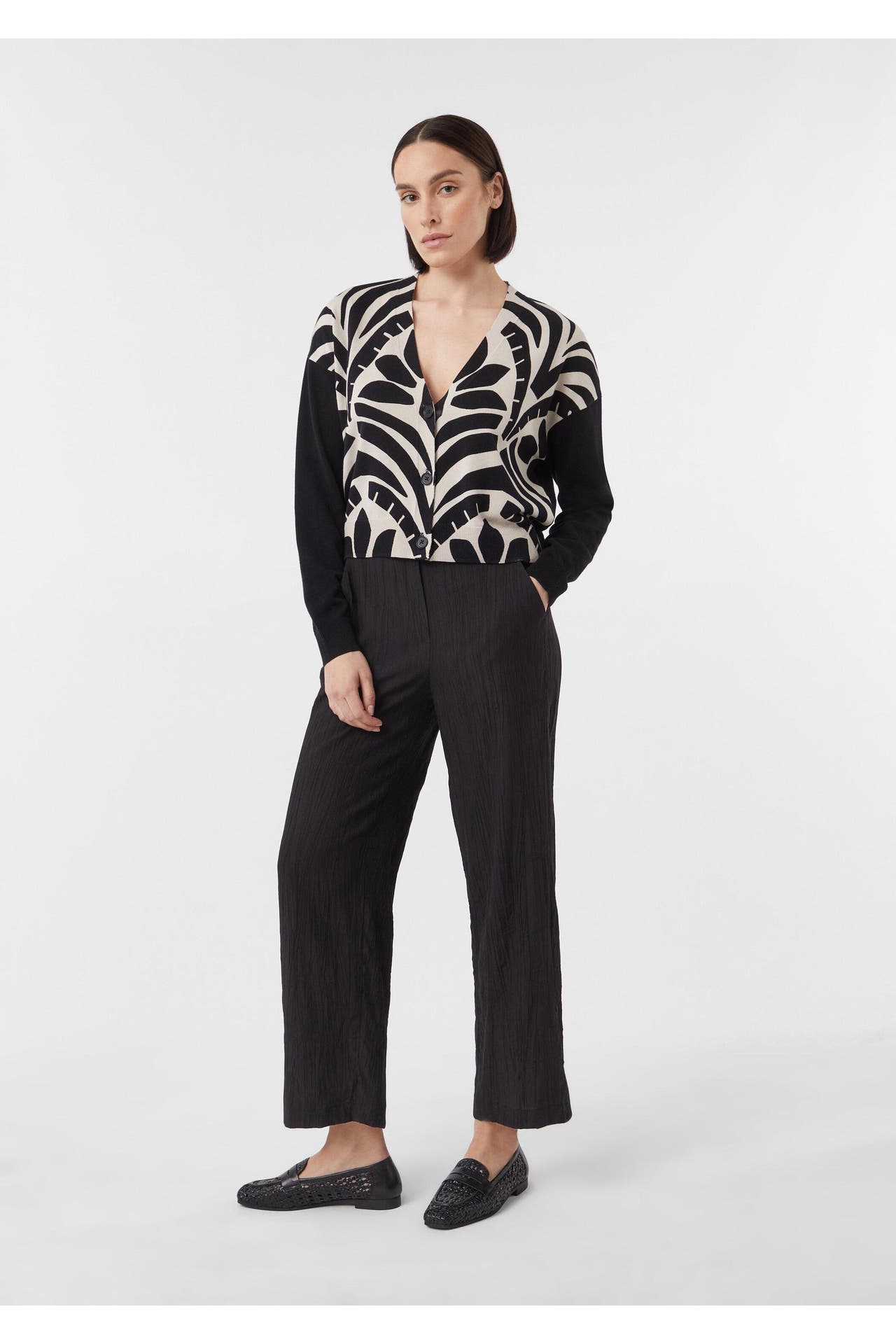 COMMA, Strickjacke 99E1_schwarz, Bild 1