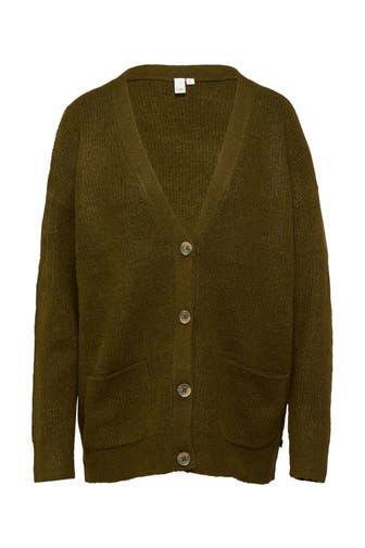 QS BY S.OLIVER Strickjacke 78W0_olivgrün