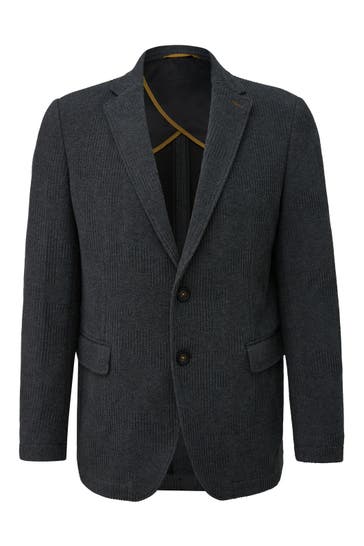 S.OLIVER Casual-Sakko 9898_dunkelgrau Regular Fit